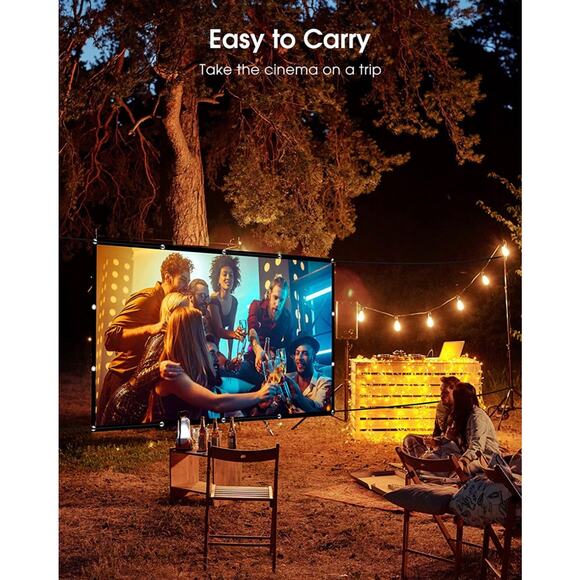 Osoeri Projector Movie Home Theater Screen 120 inch, 4K 16:9 HD Anti-Crease NEW - Picture 2 of 11